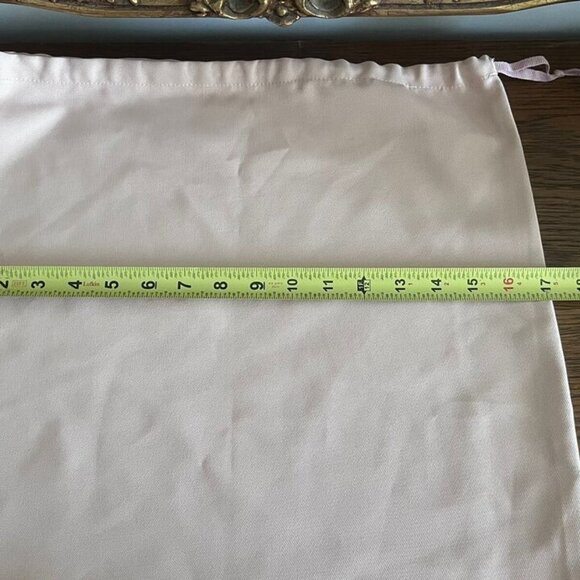 Stuart Weitzman Blush Pink Drawstring Shoe Boot Dust Bag 25.5" x 17" - Picture 5 of 6